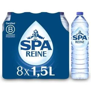 Spa plat water 8 flessen (1.5 L)