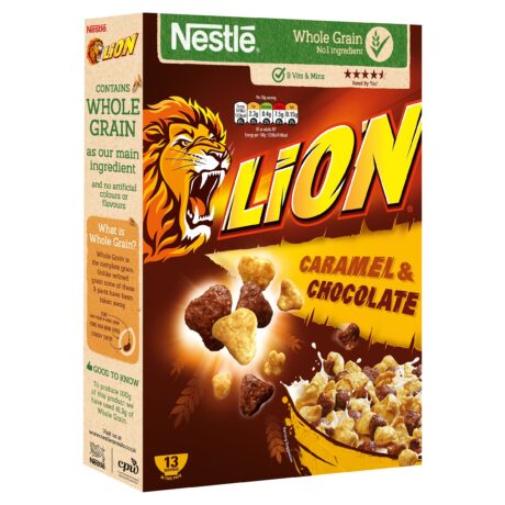 Nestle Lion Caramel And Chocolate Cereal