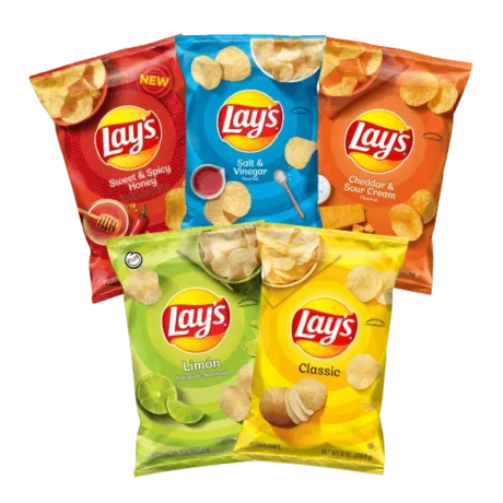 Lays 20x40g (naturel+paprika+max+ketchup)
