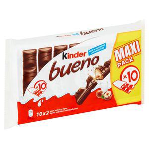 Kinder Bueno maxi packs went from 10
